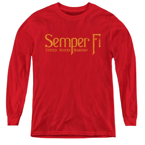 U.S. Marine Corps Semper Fi Youth Long Sleeve T-Shirt