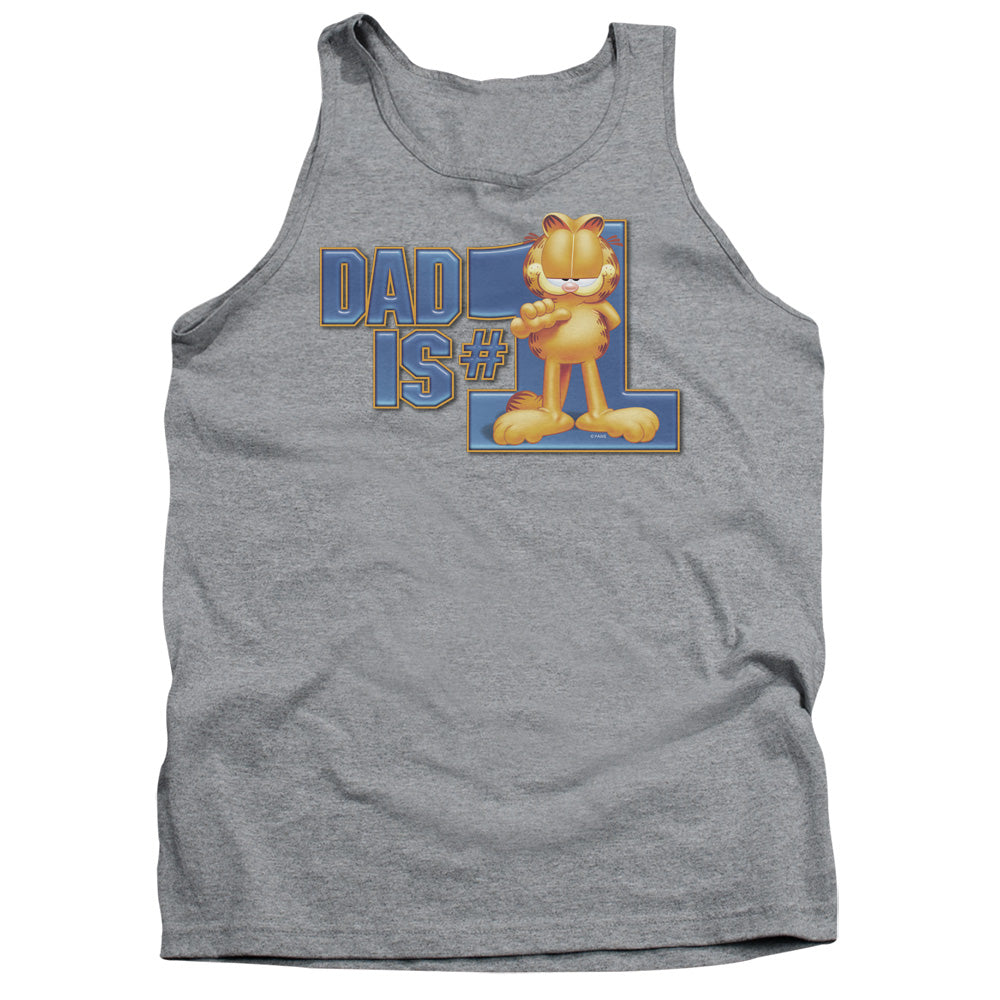 Garfield Dad Is Number One Tank Top
