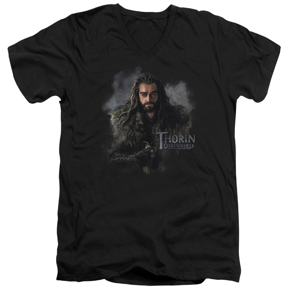 The Hobbit Thorin Oakenshield Portrait V-Neck T-Shirt