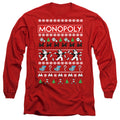 Monopoly Icons Ugly Christmas Long Sleeve T-Shirt