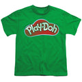 Play-Doh Lid Kelly Green Youth/Toddler T-Shirt