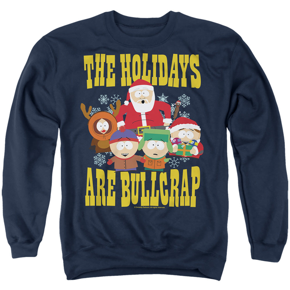South Park Christmas the Holidays Are Bullcrap Santa and the Boys Crewneck Sweatshirt