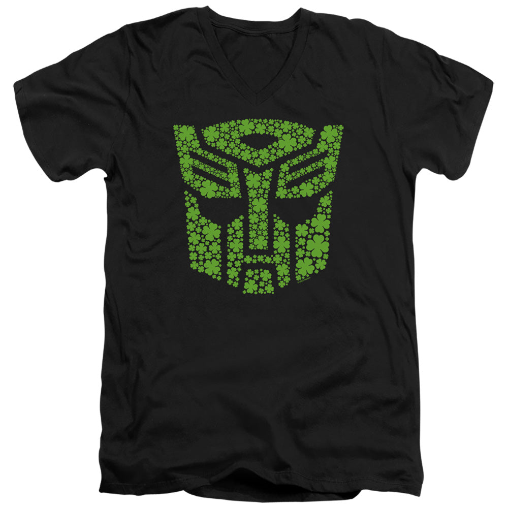Transformers ST. Patrick's Day Autobot Shamrock V-Neck T-Shirt