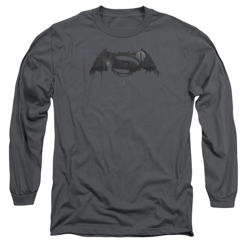 Batman v Superman Cityscape Logo Long Sleeve T-Shirt