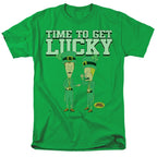 Beavis and Butthead St. Patrick'S Day Getting Lucky T-Shirt