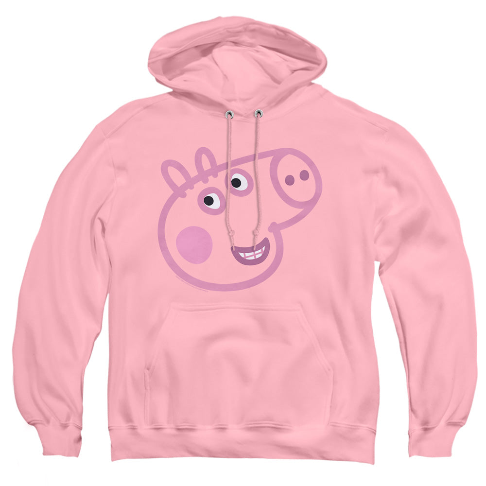 Peppa Pig Pink Out George Pig Face Pullover Hoodie