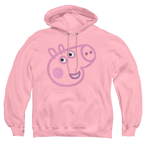 Peppa Pig Pink Out George Pig Face Pullover Hoodie