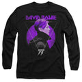David Bowie Side Profile 75 Logo Long Sleeve T-Shirt