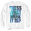 Shark Week Guess What Week It Is Crewneck Sweatshirt