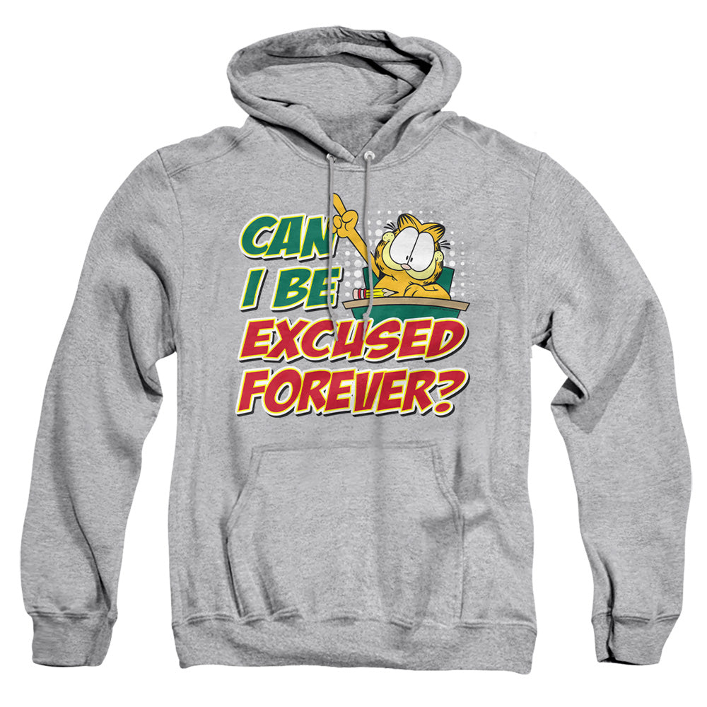 Garfield Excused Forever Pullover Hoodie