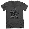 Superman Steel Poses V-Neck T-Shirt