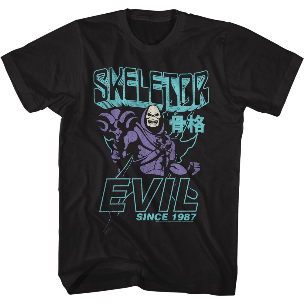 Evil Since 1987 Masters of the Universe t-shirt in black