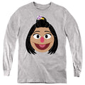 Sesame Street Ji-young Face Youth Long Sleeve T-Shirt