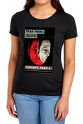 Star Trek Descent Part I Black Womens T-Shirt