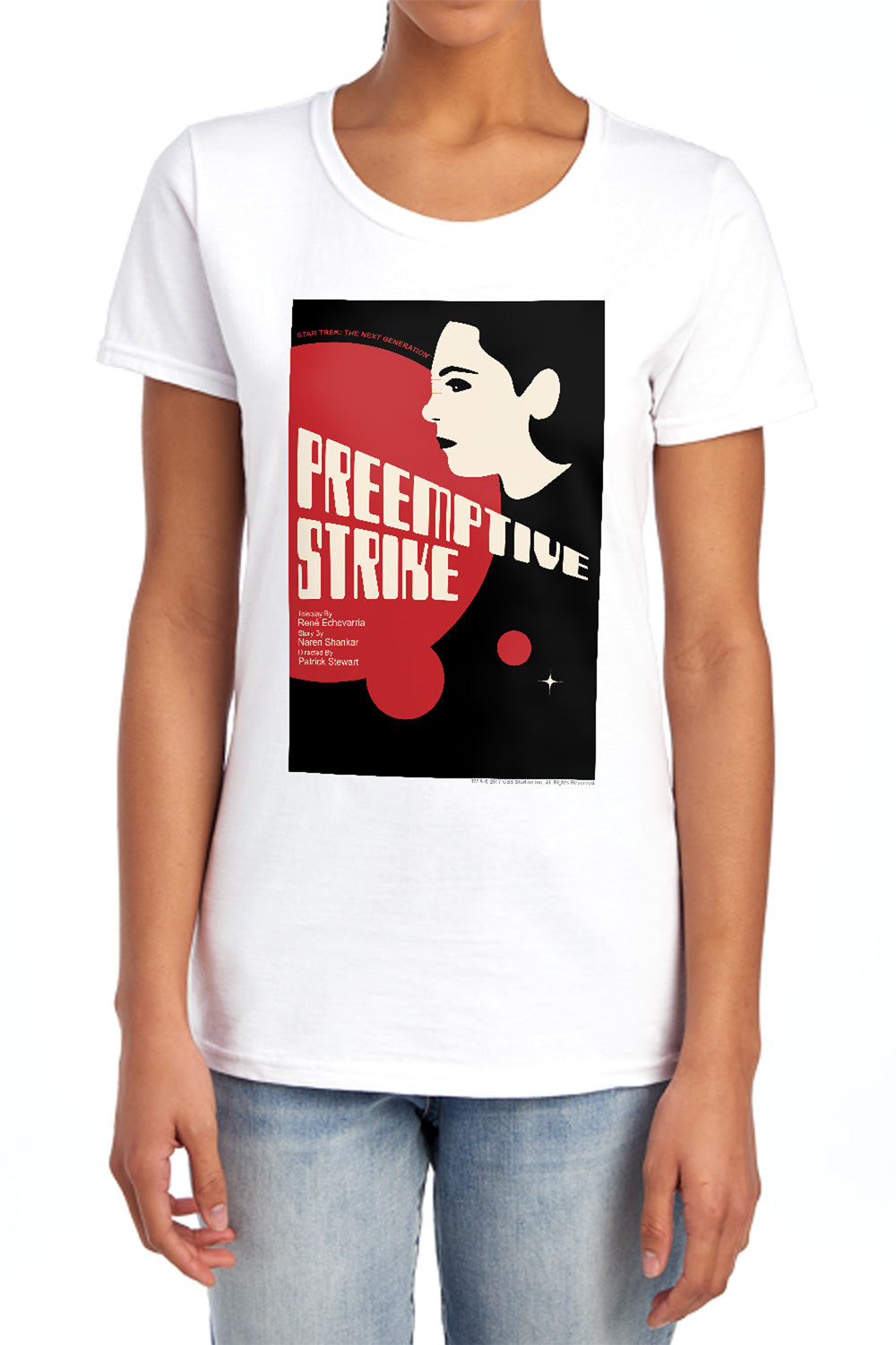 Star Trek Preemptive Strike Womens T-Shirt