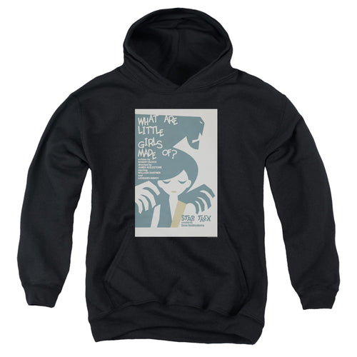 Star Trek What Are Little Girls Made Of Black Youth Hoodie
