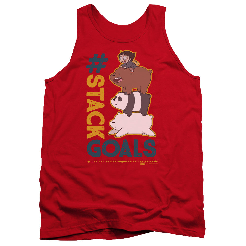 We Bare Bears Stack Goals Tank Top