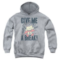 Mighty Mouse Give Me a Break Youth Hoodie