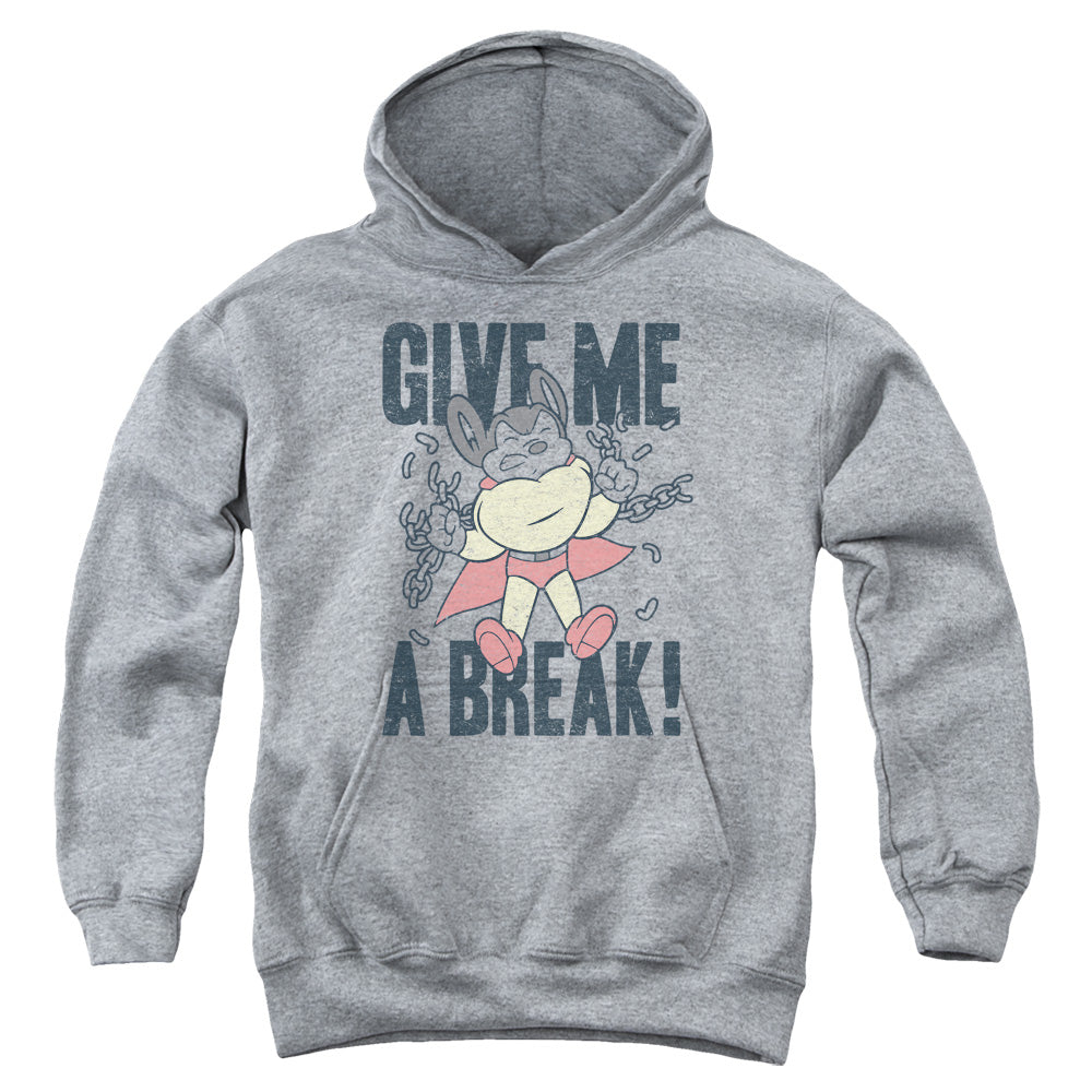 Mighty Mouse Give Me a Break Youth Hoodie