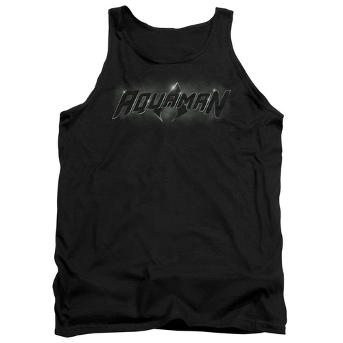 Justice League Aquaman Title Tank Top