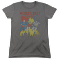 Justice League Worlds Best Womens T-Shirt