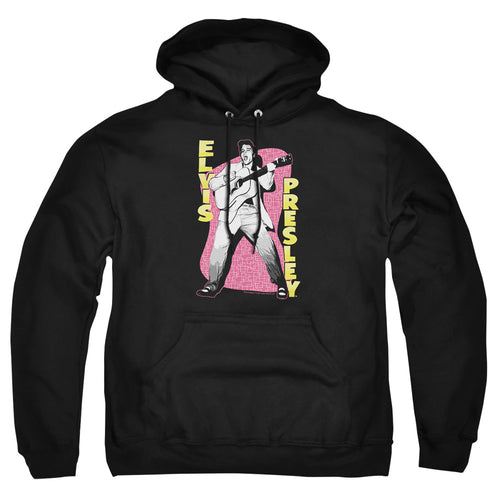 Elvis Presley Pink Rock Pullover Hoodie