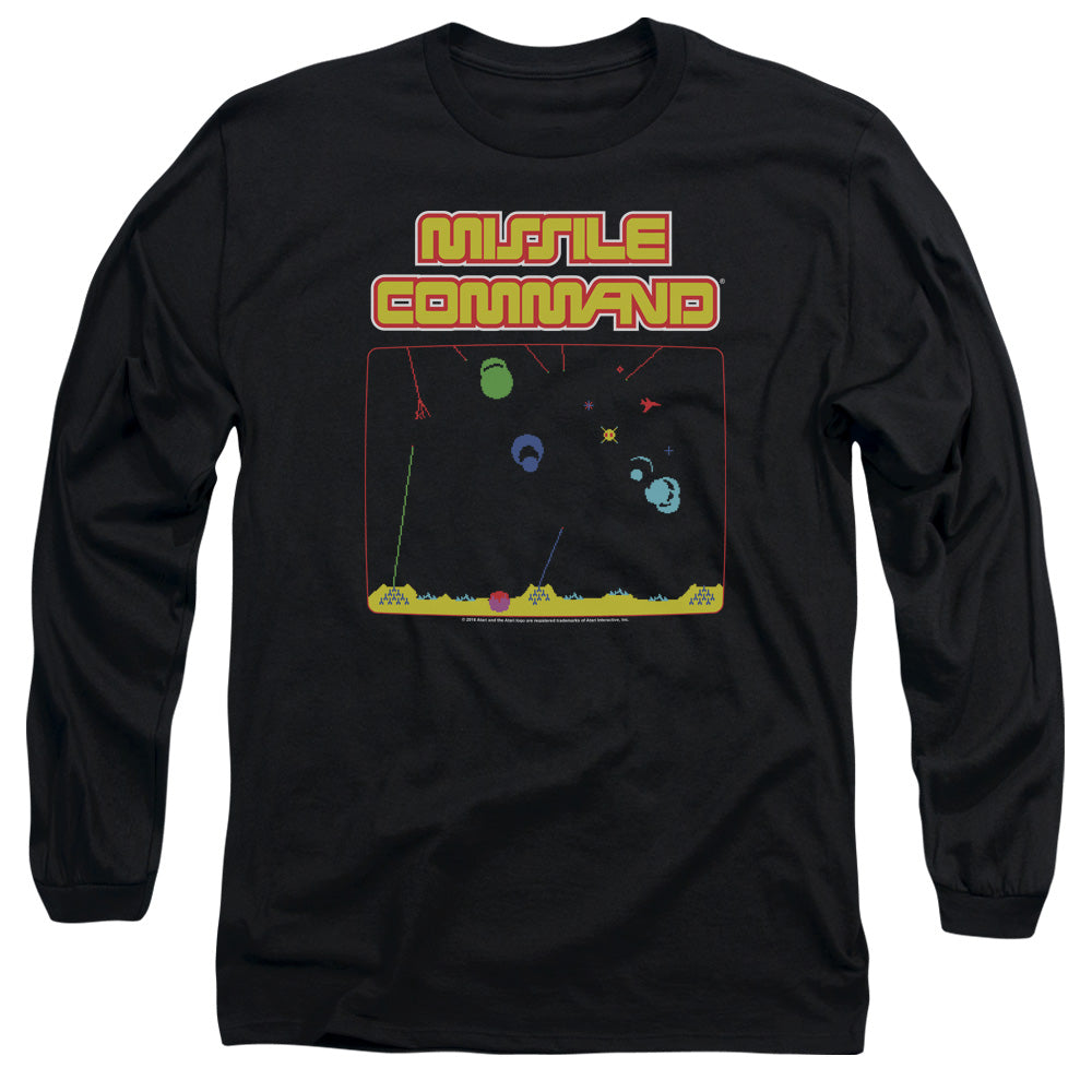 Atari Missle Screen Long Sleeve T-Shirt