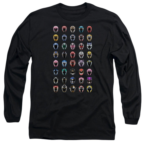 Mighty Morphin Power Rangers Visual Timeline Long Sleeve T-Shirt