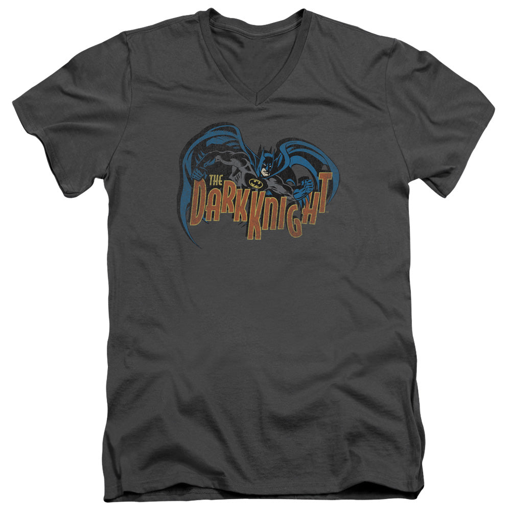Batman Retro Dark Knight V-Neck T-Shirt