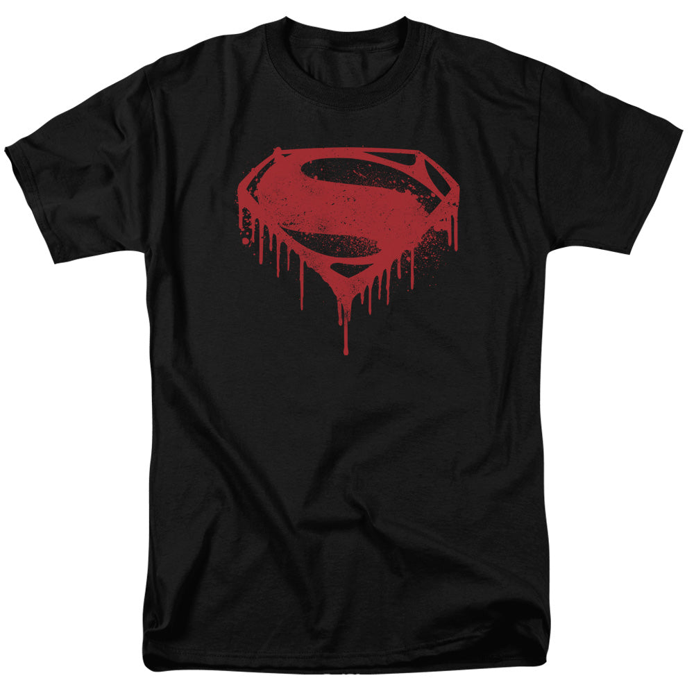 Batman v Superman Splattered T-Shirt