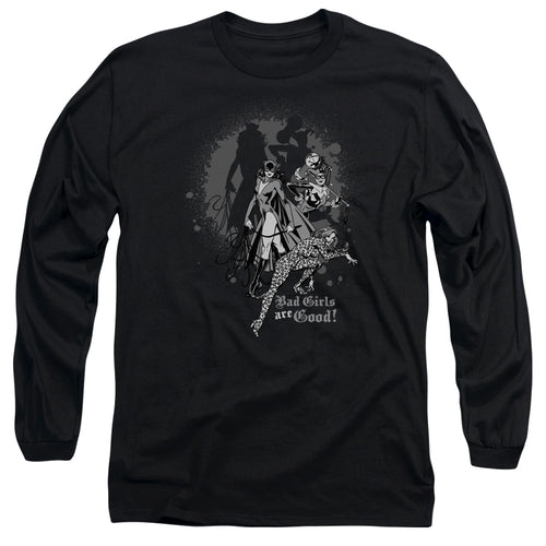 DC Comics Bad Girls Are Good Long Sleeve T-Shirt