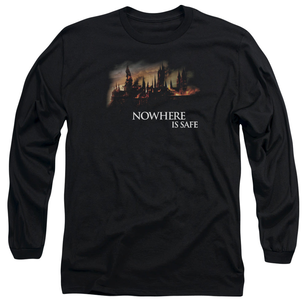Harry Potter Burning Hogwarts Long Sleeve T-Shirt