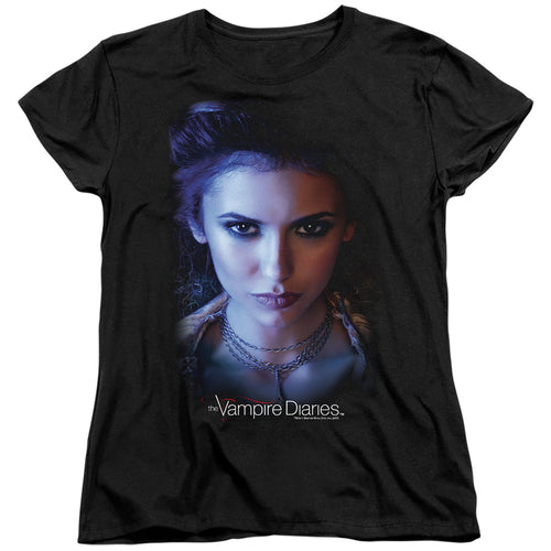 The Vampire Diaries Elena Portrait Womens T-Shirt