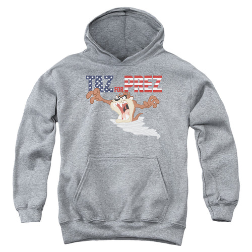 Looney Tunes Taz For Prez 3 Youth Hoodie