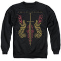 House of the Dragon Sword And Dragon Heads Crewneck Sweatshirt