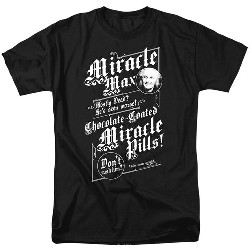 The Princess Bride Miracle Max Black T-Shirt