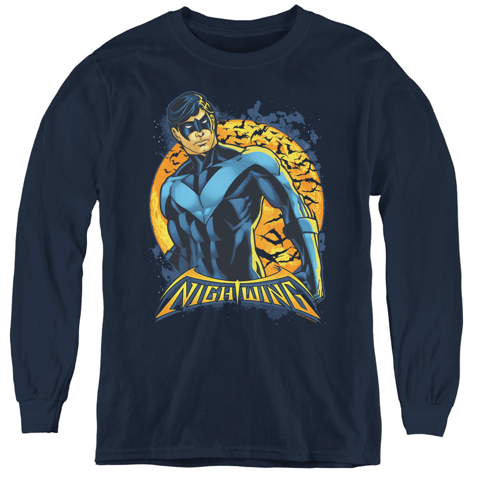 Batman Nightwing Moon Youth Long Sleeve T-Shirt