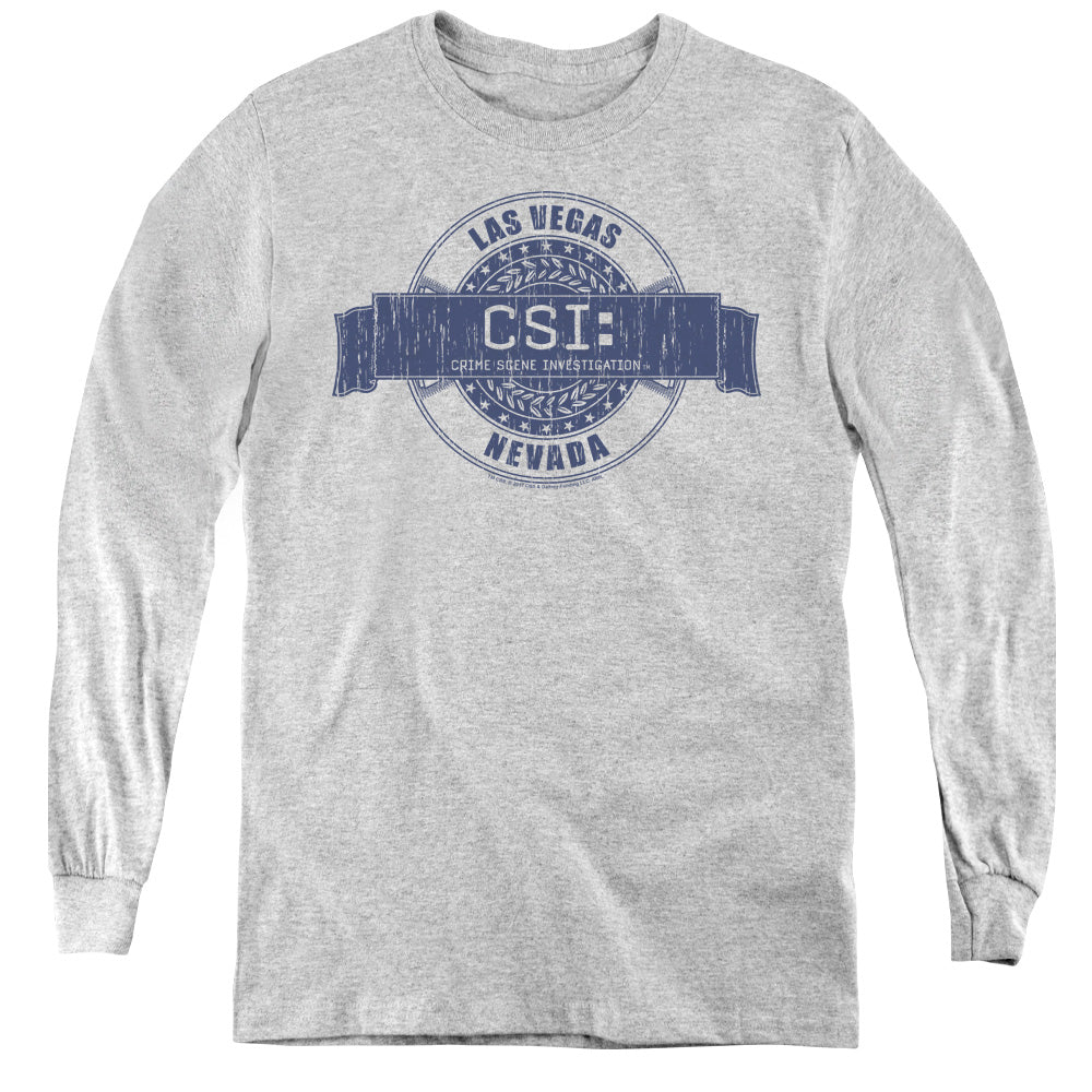 CSI Vegas Badge Youth Long Sleeve T-Shirt