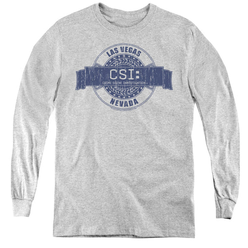 CSI Vegas Badge Youth Long Sleeve T-Shirt