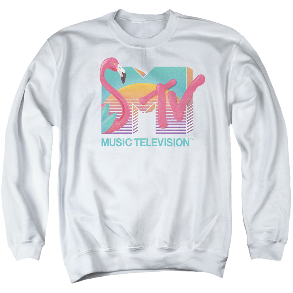 MTV Flamingo Logo Crewneck Sweatshirt