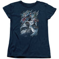 Justice League Ride The Lightening Womens T-Shirt