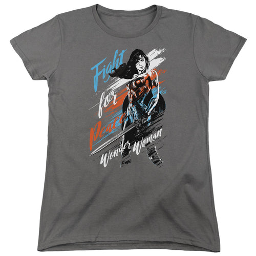 Wonder Woman (2017) Fight for Peace Womens T-Shirt