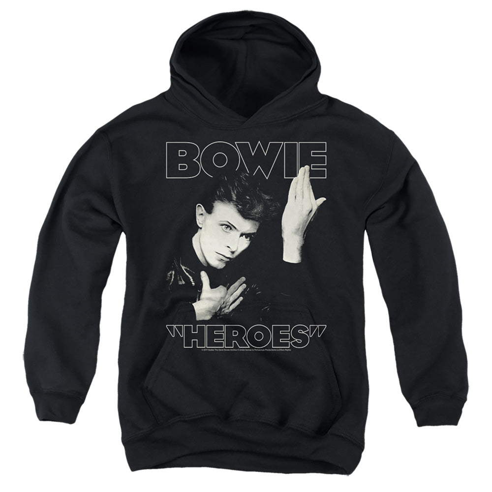 David Bowie Heroes Cover Youth Hoodie