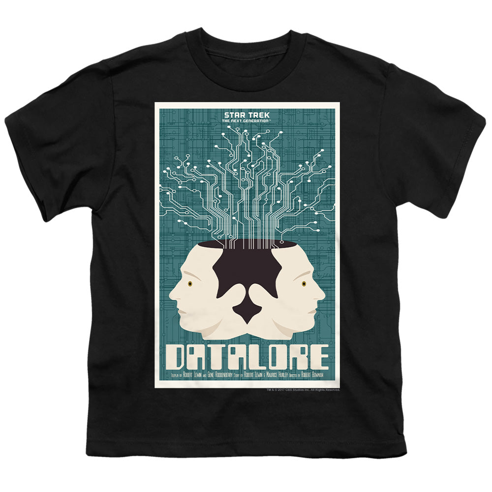 Star Trek Datalore Black Youth/Toddler T-Shirt