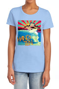 Betty Boop Hang Ten Womens T-Shirt