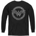 Wonder Woman Paisley Logo Youth Long Sleeve T-Shirt