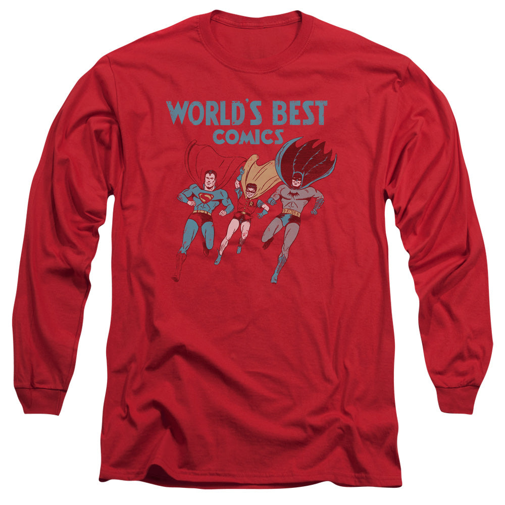 Justice League Worlds Best Long Sleeve T-Shirt