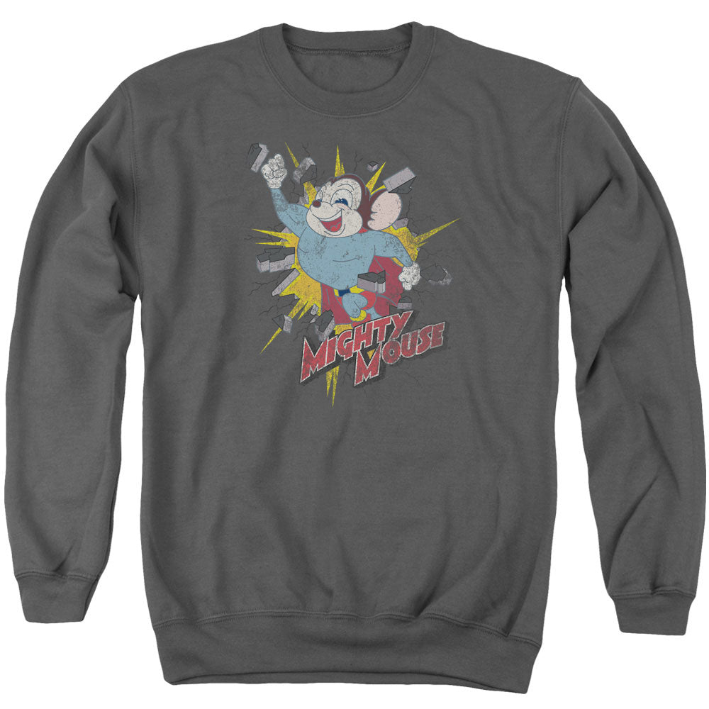 Mighty Mouse Break Through Crewneck Sweatshirt