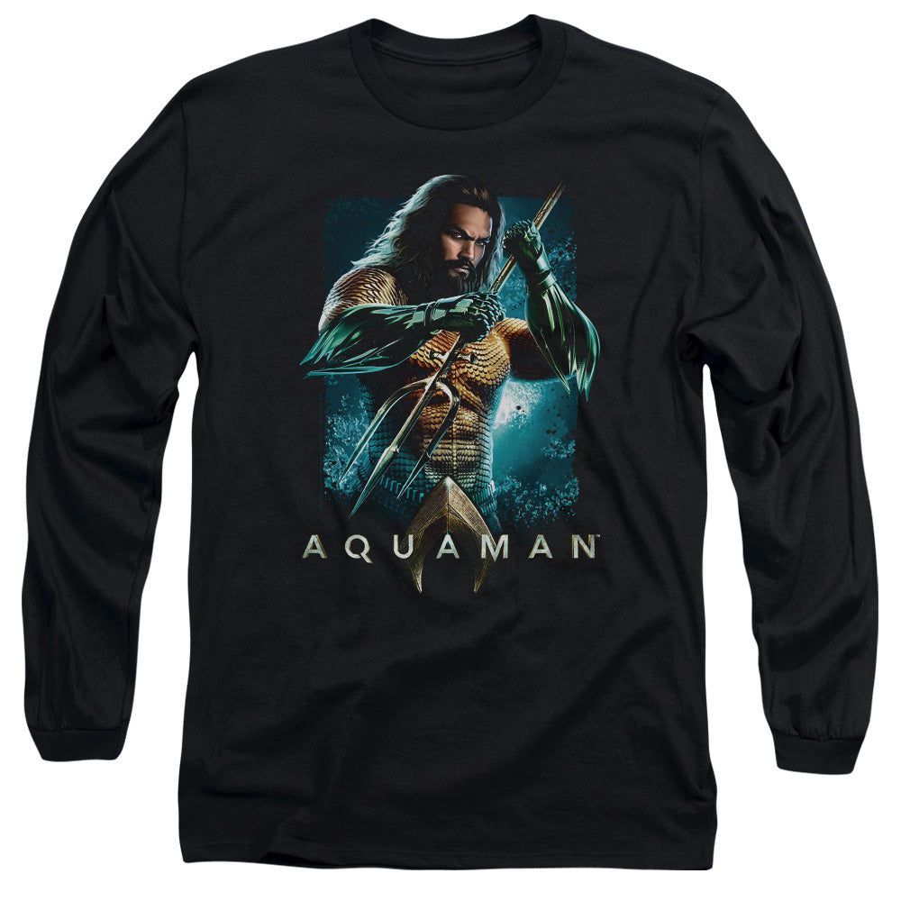 Aquaman Trident Long Sleeve T-Shirt
