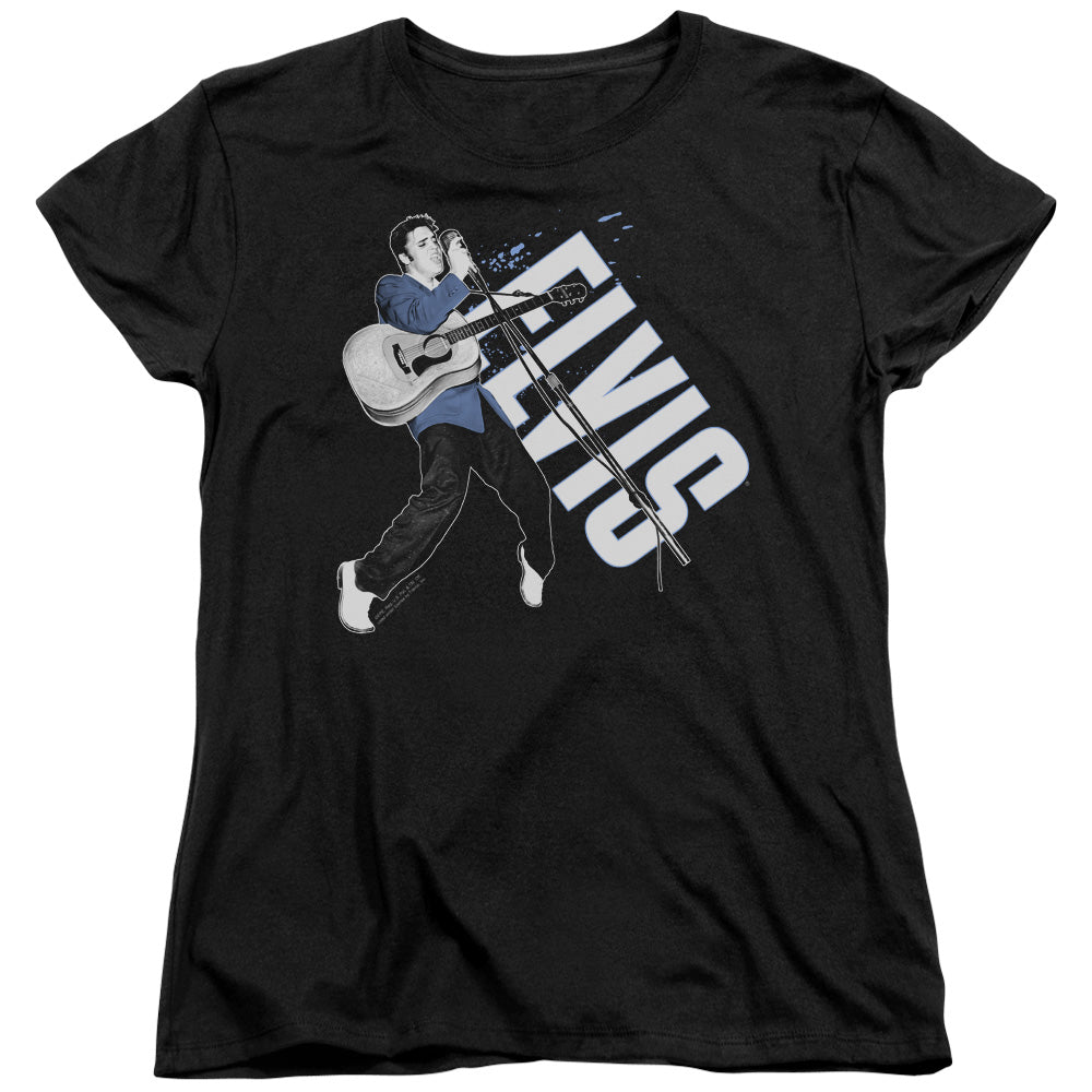 Elvis Presley On His Toes Womens T-Shirt
